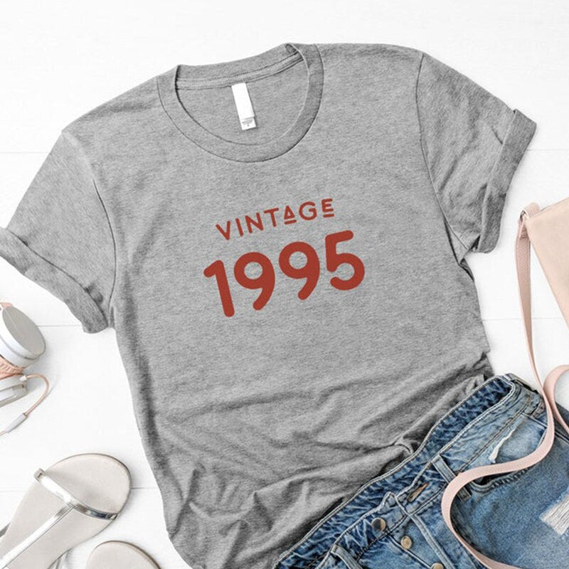 Vintage 1995 T-shirt | 28th Birthday Party T-shirt | Gift for Loved Ones - Vintage tees for Women