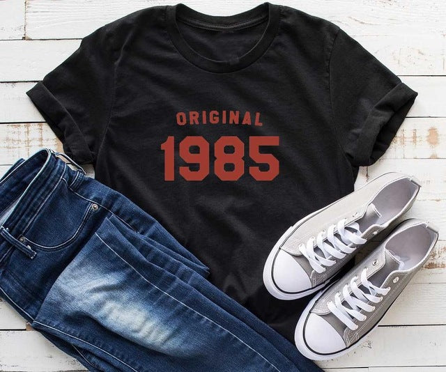 38th birthday T-shirt gift | Unisex Cotton T-Shirts | 1985 T-shirt - Vintage tees for Women