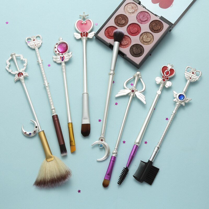 8 Sailor Moon Makeup Brushes | Birthday Holiday Gifts